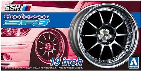 Aoshima 1/24 SSR PROFESSOR SP3 19inch Wheel & Tyre Set