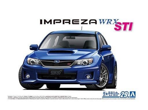 Aoshima 1/24 Subaru GRB Impreza WRX STI 2010 Plastic Model Kit