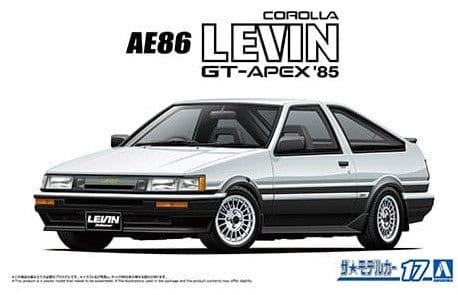Aoshima 1/24 Toyota AE86 Corolla Levin GT-Apex 1985 Plastic Model Kit