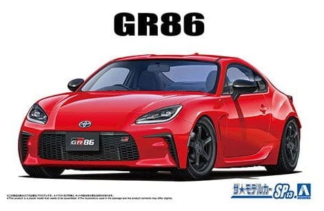 Aoshima 1/24 Toyota ZN8 GR86 2021 with Custom Wheels Plastic Model Kit