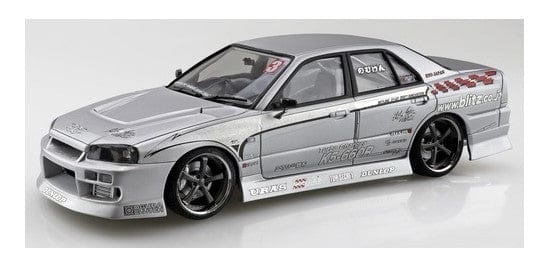 Aoshima 1/24 URAS 2002 D1 Spec REPLICA ER34 SKYLINE 2001 (NISSAN) Plastic Model Kit