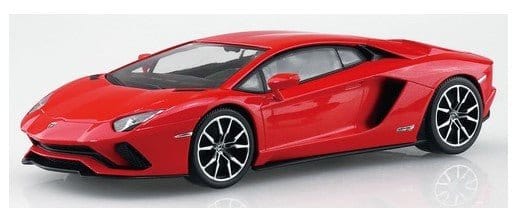 Aoshima 1/32 Snap Lamborghini Aventador S (Pearl Red) Plastic Model Kit