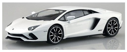 Aoshima 1/32 Snap Lamborghini Aventador S (Pearl White) Plastic Model Kit
