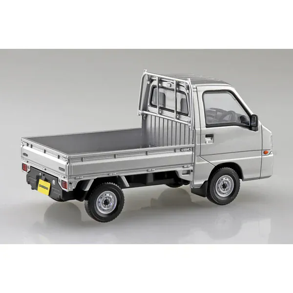 Aoshima 1/32 SNAP Subaru Sambar Truck (Sterling Silver Metallic) Model Kit - Image 3