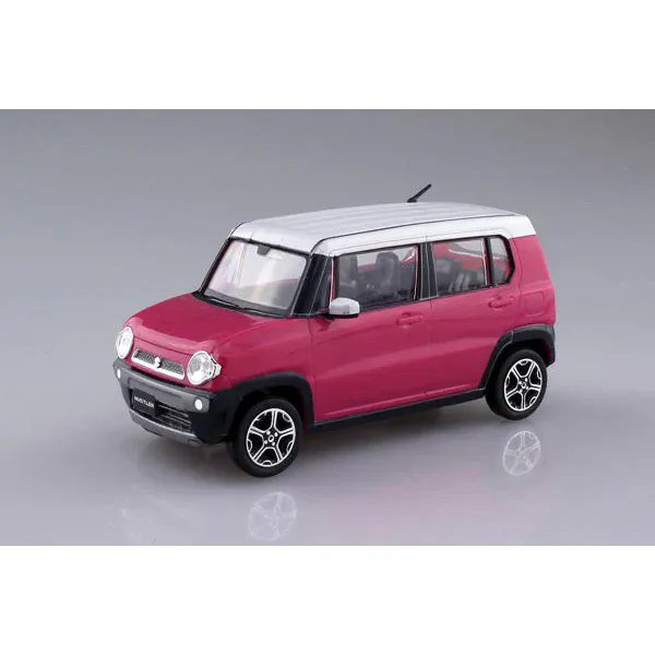 Aoshima 1/32 SNAP Suzuki Hustler (Candy Pink Metallic) Model Kit - Image 2