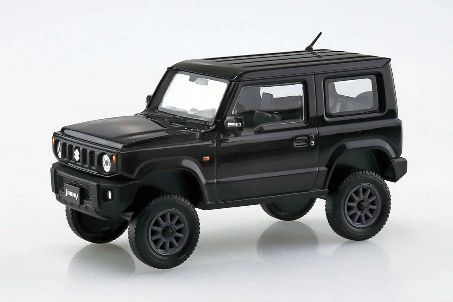 Aoshima 1/32 SNAP Suzuki Jimny Custom Wheel (Bluish Black Pearl 3) Kit - Image 2