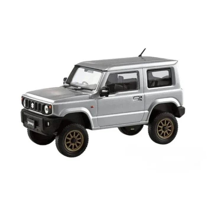 Aoshima 1/32 SNAP Suzuki Jimny Custom Wheel (Silky Silver Metallic) Kit - Image 4