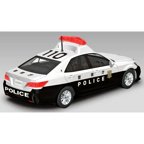 Aoshima 1/32 SNAP Toyota Crown Patrol Car Model Kit - Image 2