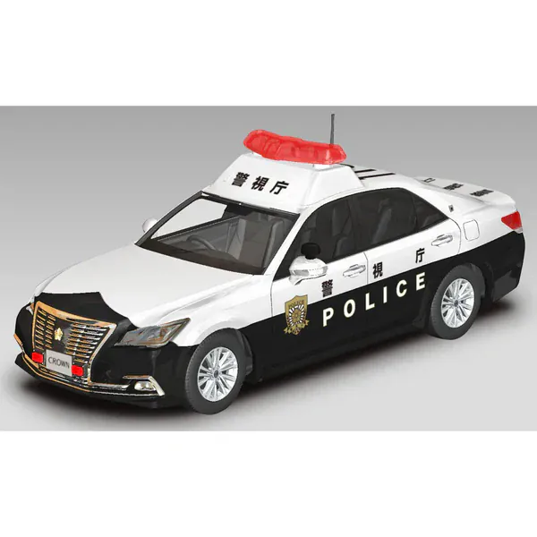 Aoshima 1/32 SNAP Toyota Crown Patrol Car Model Kit - Image 3