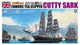 Aoshima 1/350 CUTTY SARK Plastic Model Kit
