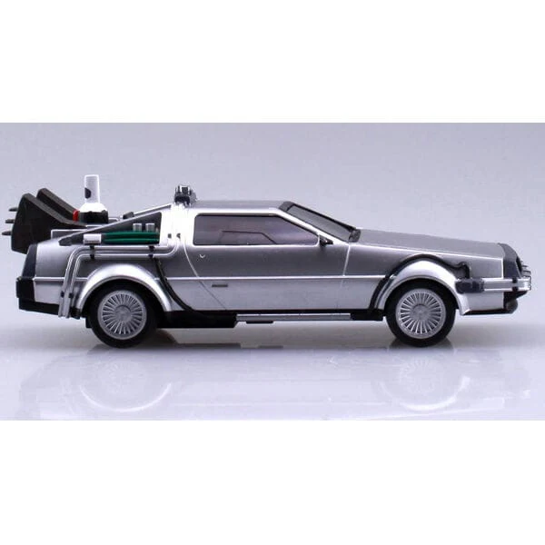 Aoshima 1/43 Pullback Back To The Future From Part II Timemachine Plastic Model Kit [005476] - Image 3