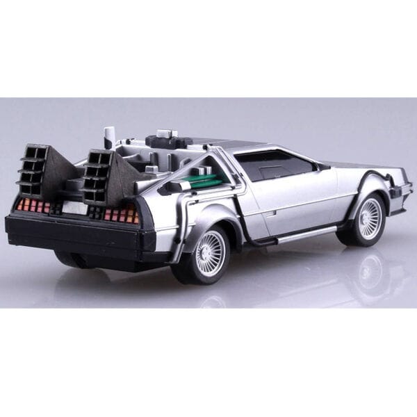Aoshima 1/43 Pullback Back To The Future From Part II Timemachine Plastic Model Kit [005476] - Image 4