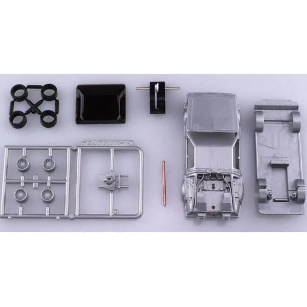 Aoshima 1/43 Pullback Back To The Future From Part II Timemachine Plastic Model Kit [005476] - Image 5
