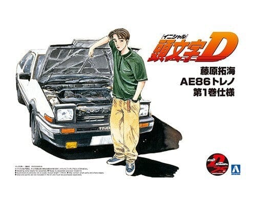 Aoshima A005960 1/24 Takumi Fujiwara 86 Trueno Comics Vol.1 Ver. (Toyota)