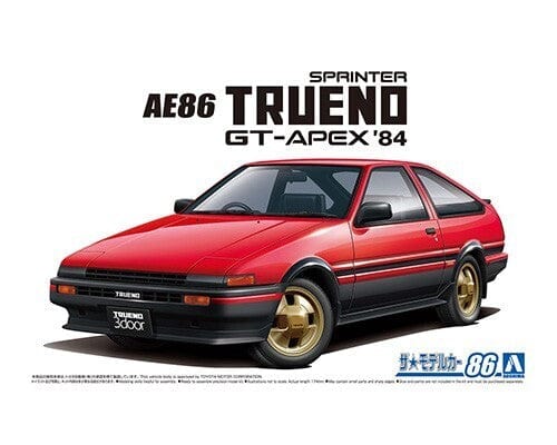 Aoshima A005969 1/24 Toyota Ae86 Sprinter Trueno Gt-Apex 84**