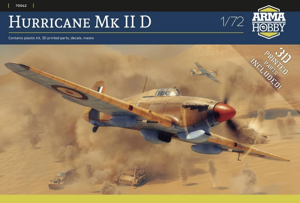 Arma Hobby 1/72 Hurricane Mk II D Plastic Model Kit