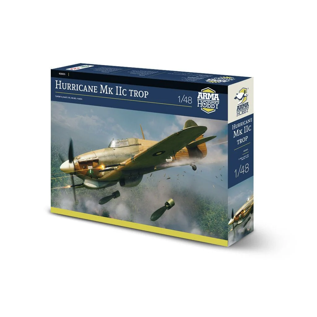 Arma Hobby 40004 1/48 Hawker Hurricane Mk.IIc Trop Plastic Model Kit
