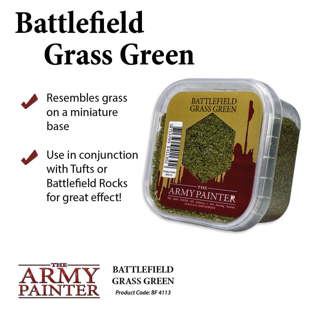 The Army Painter Basing: Battlefield Grass Green [BF4113]