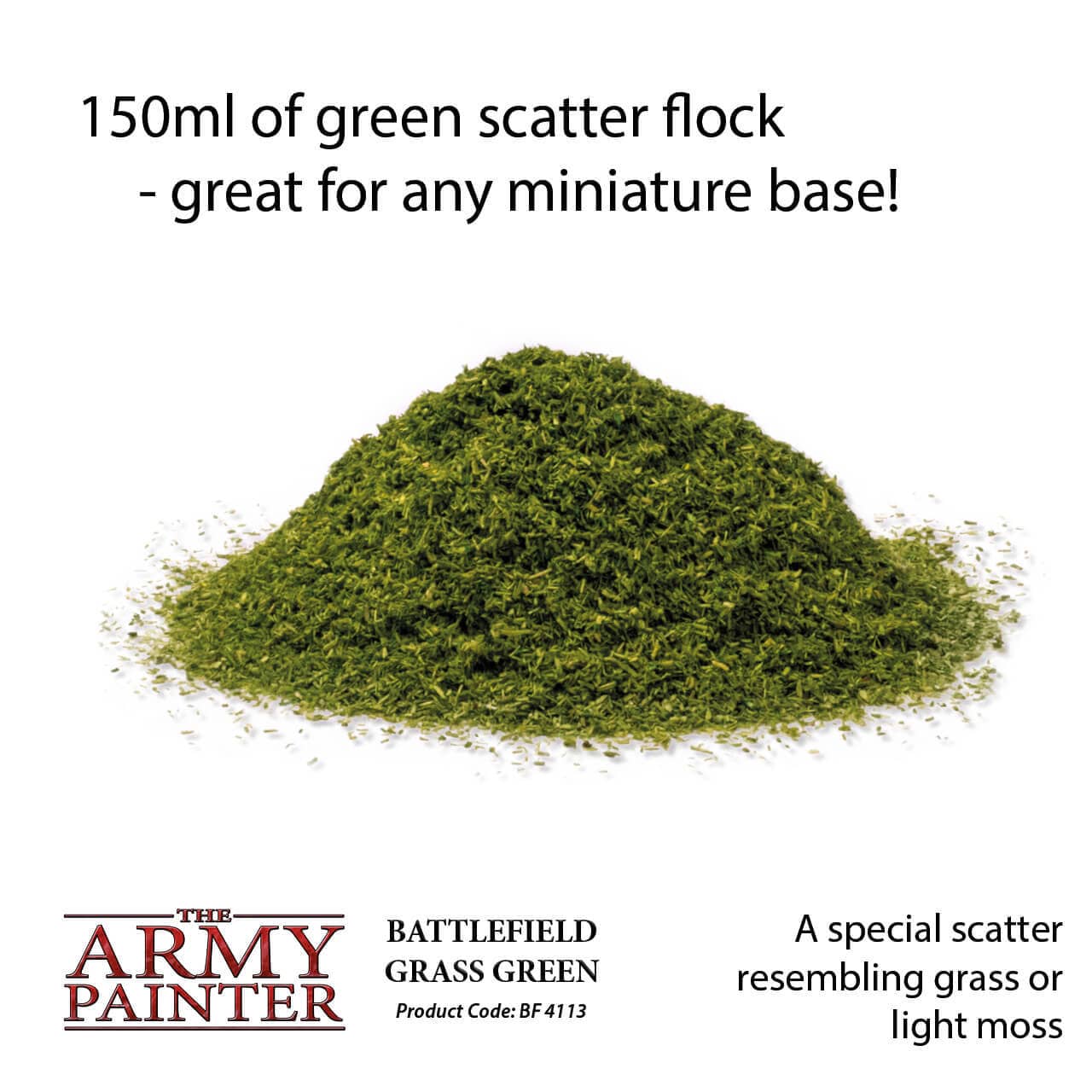 The Army Painter Basing: Battlefield Grass Green [BF4113] - Image 2