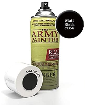 The Army Painter Base Primer - Matt Black - 400ml Spray Paint