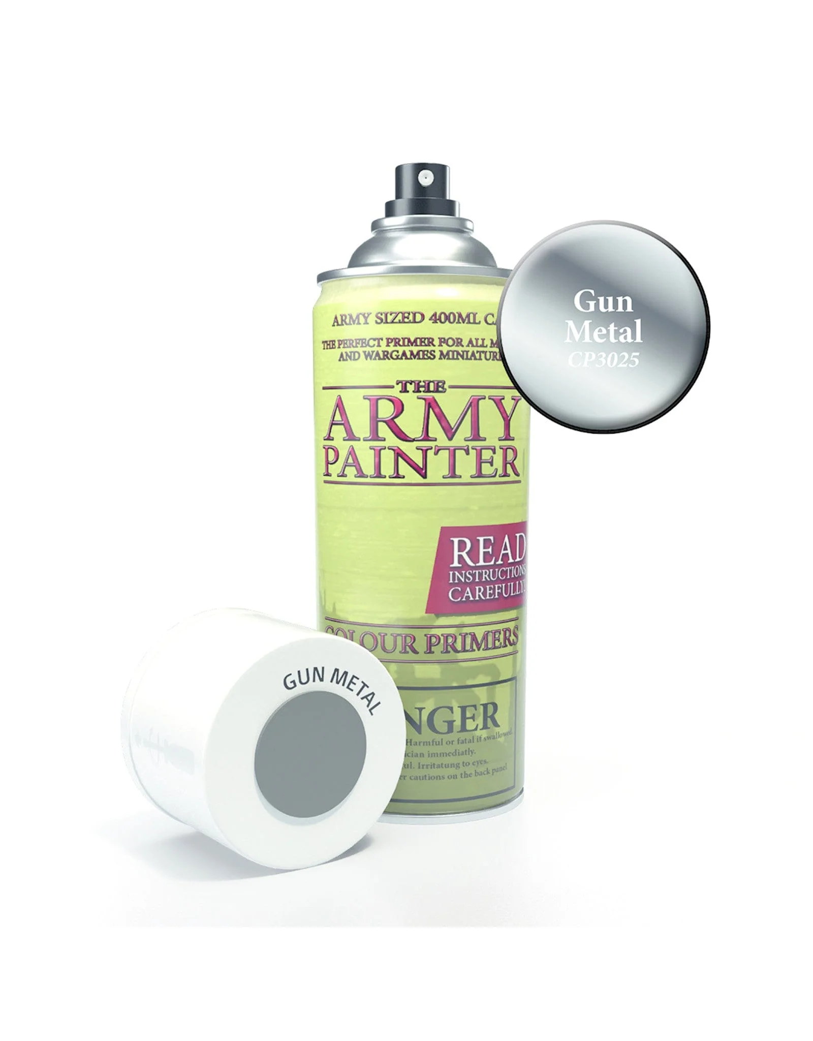The Army Painter Colour Primer - Gun Metal - 400ml Spray Paint