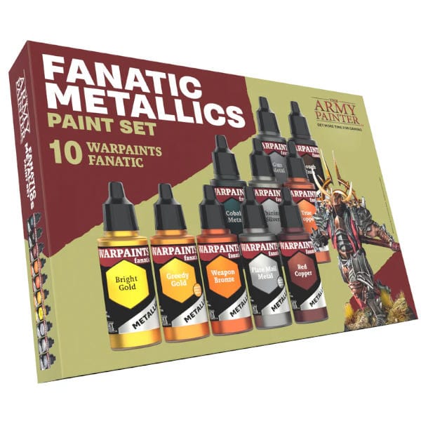 Army Painter Warpaints Fanatic Metallics Paint Set [WP8069]