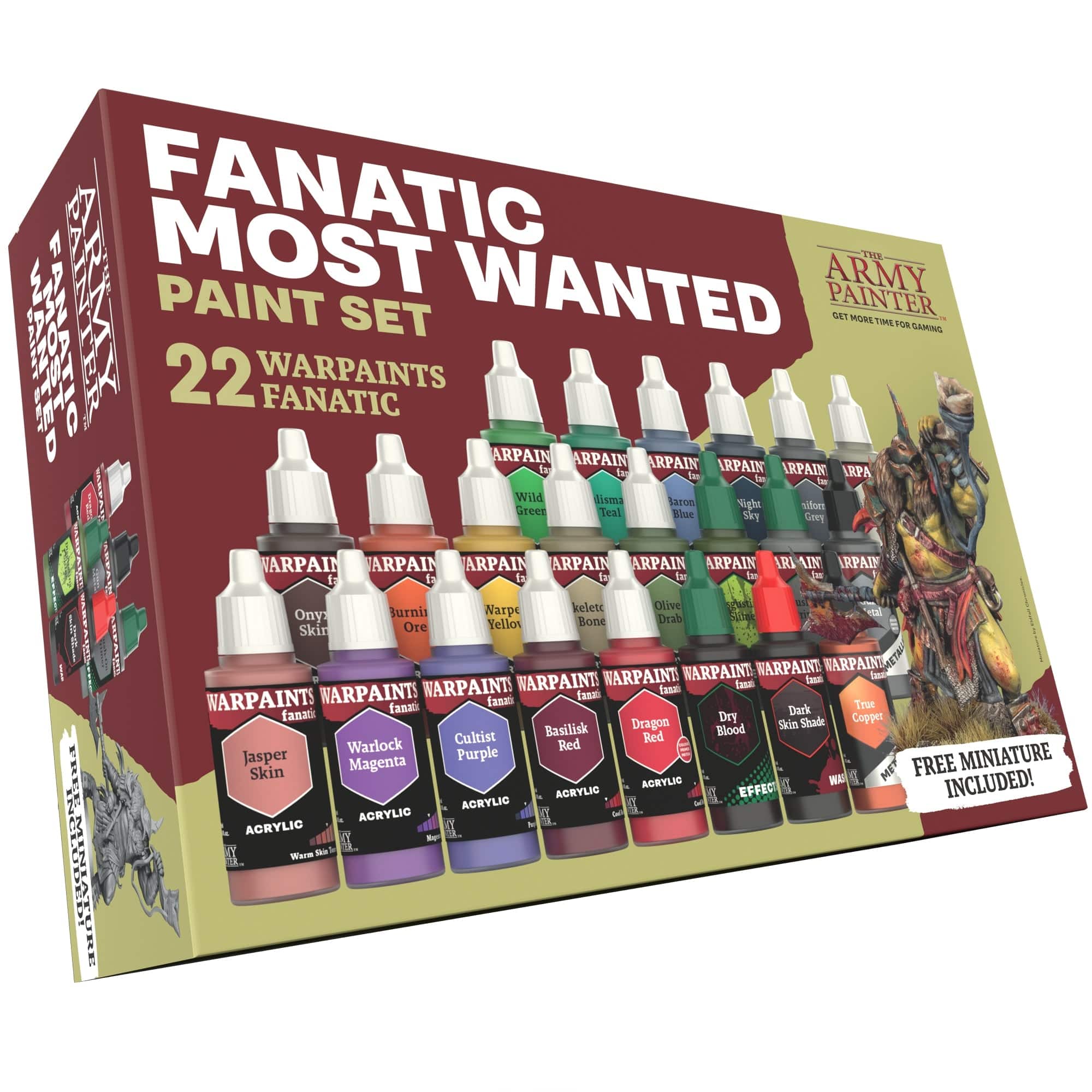 Army Painter Warpaints Fanatic: Most Wanted Paint Set [WP8071]