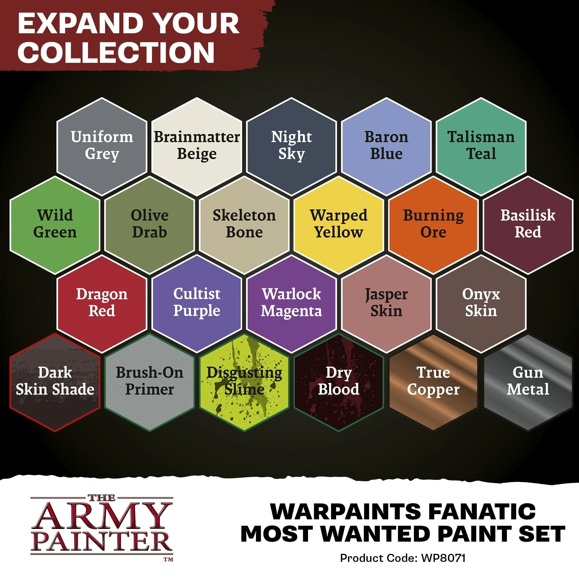 Army Painter Warpaints Fanatic: Most Wanted Paint Set [WP8071] - Image 3