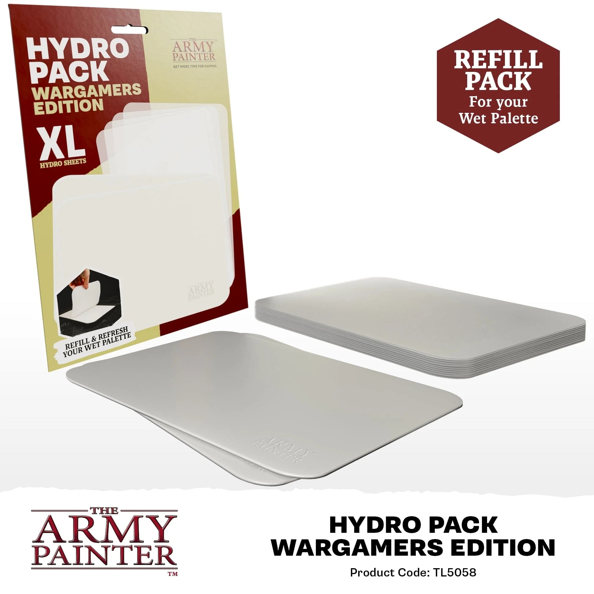 Army Painter - Wet Palette Hydro Pack Refill Wargamers Edition XL [TL5058] - Image 2