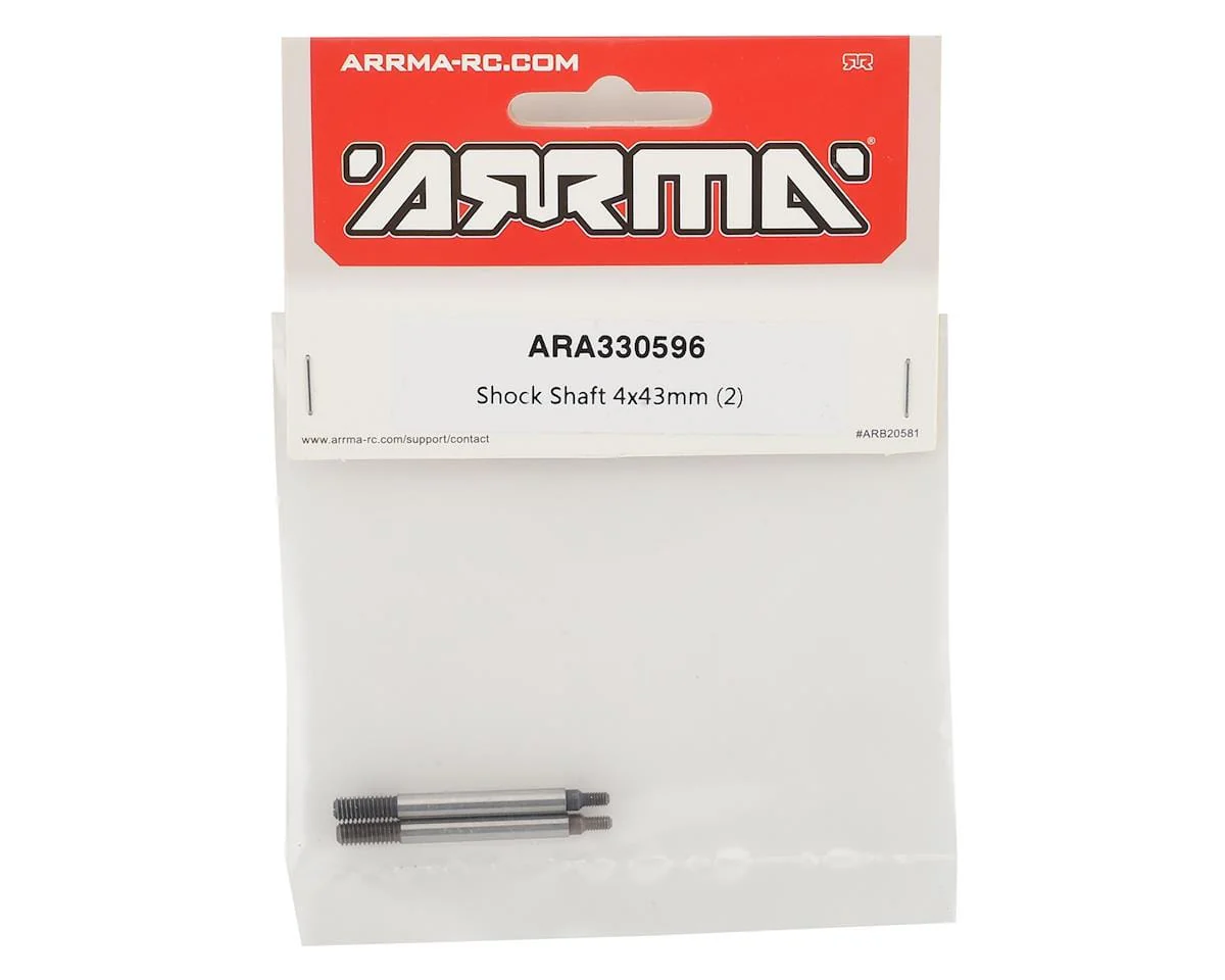 Arrma ARA330596 Shock Shaft 4X43mm (2pcs)** - Image 2