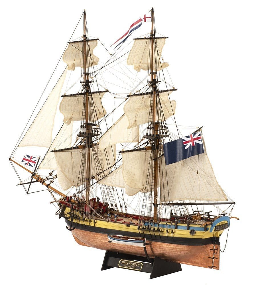Artesania 1/50 HMS Supply First Fleet Brigantine Wooden Ship Model Kit [22420] - Image 2