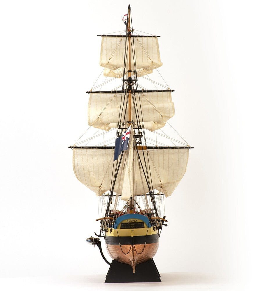 Artesania 1/50 HMS Supply First Fleet Brigantine Wooden Ship Model Kit [22420] - Image 3