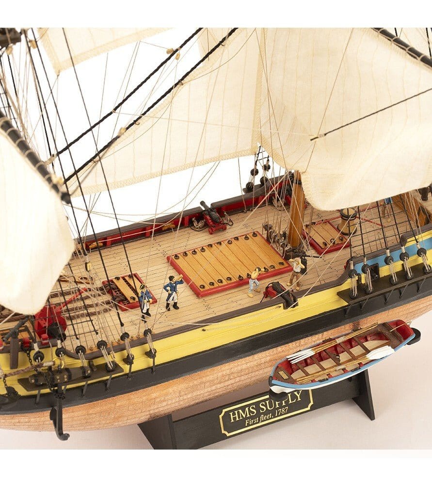 Artesania 1/50 HMS Supply First Fleet Brigantine Wooden Ship Model Kit [22420] - Image 5