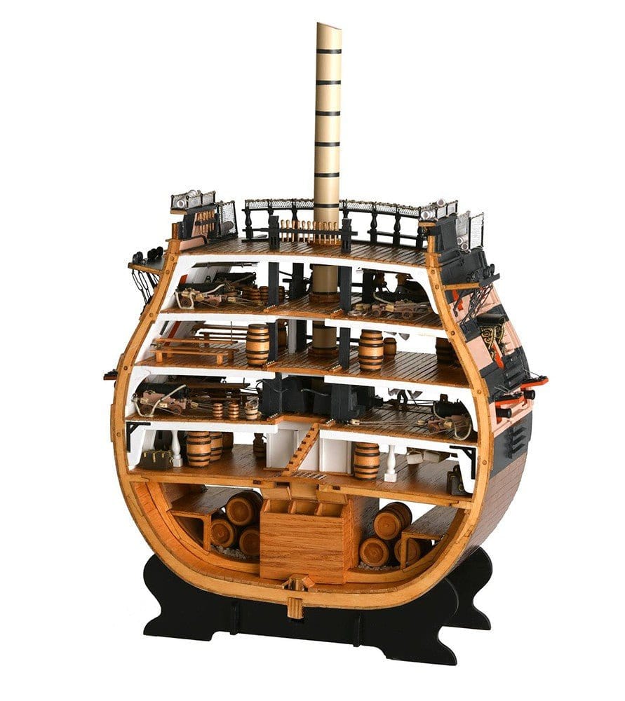 Artesania 1/72 HMS Victory Cross-Section Wooden Model Kit - Image 2