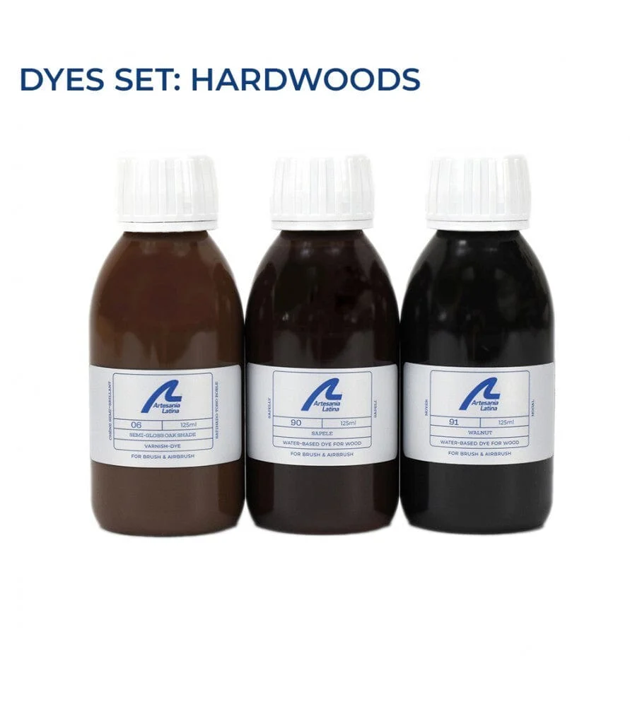 Artesania 12874 Water-based Dyes Set: Hardwoods 125ml