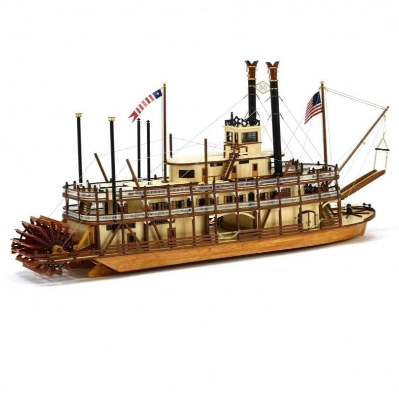 Artesania 20515 1/80 King of the Mississippi Paddle Steamer Wood Model Kit - Image 2