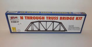 Atlas MRR N Through Truss Bridge Kit w/Code 80 Rail - Black - Image 3