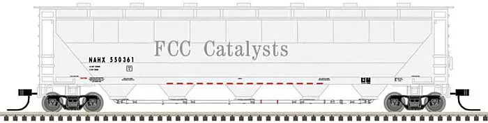 Atlas N Scale Trinity PD5000 Covered Hopper FCC Catalysts NAHX #550361