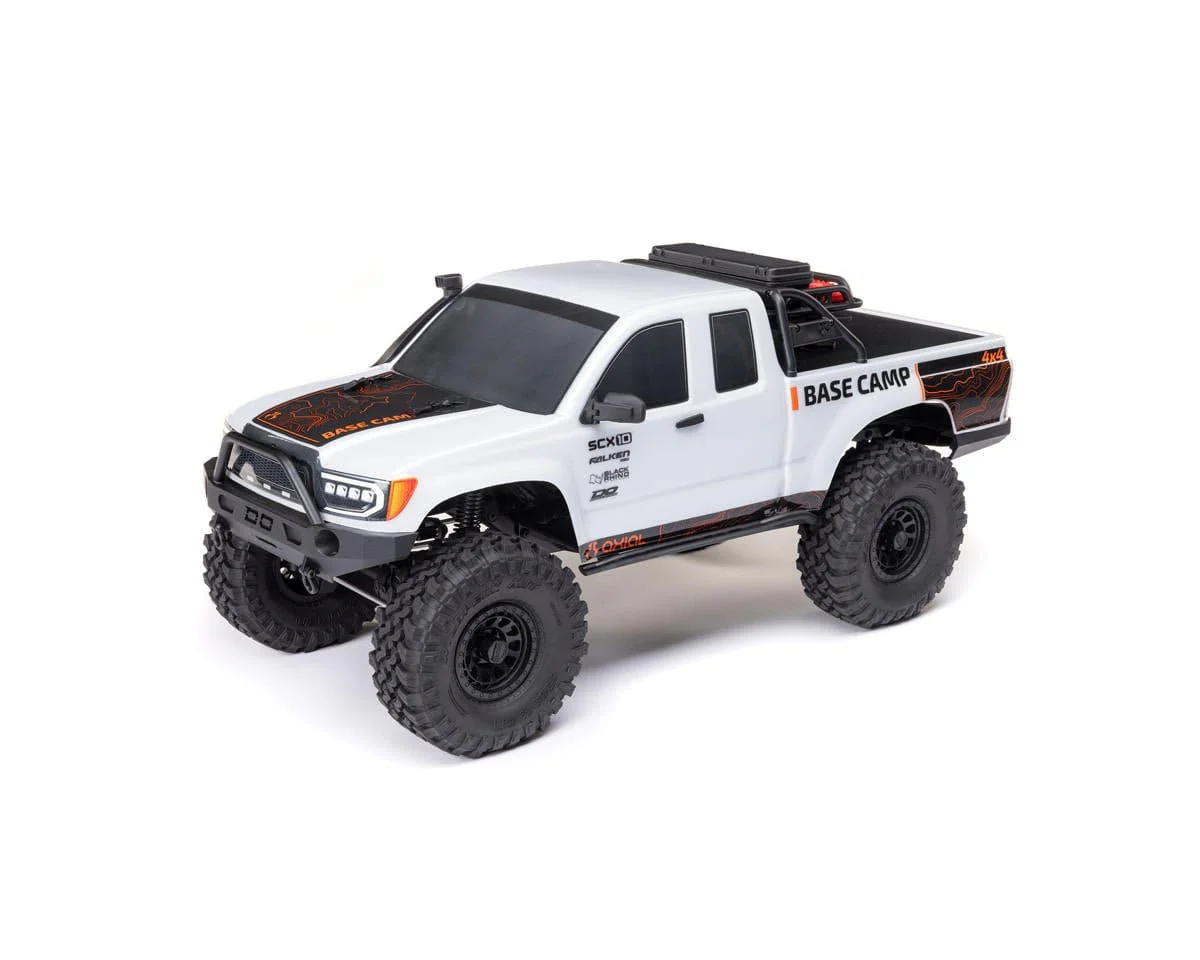 Axial SCX10 III Base Camp V2 1/10 RC Rock Crawler RTR White