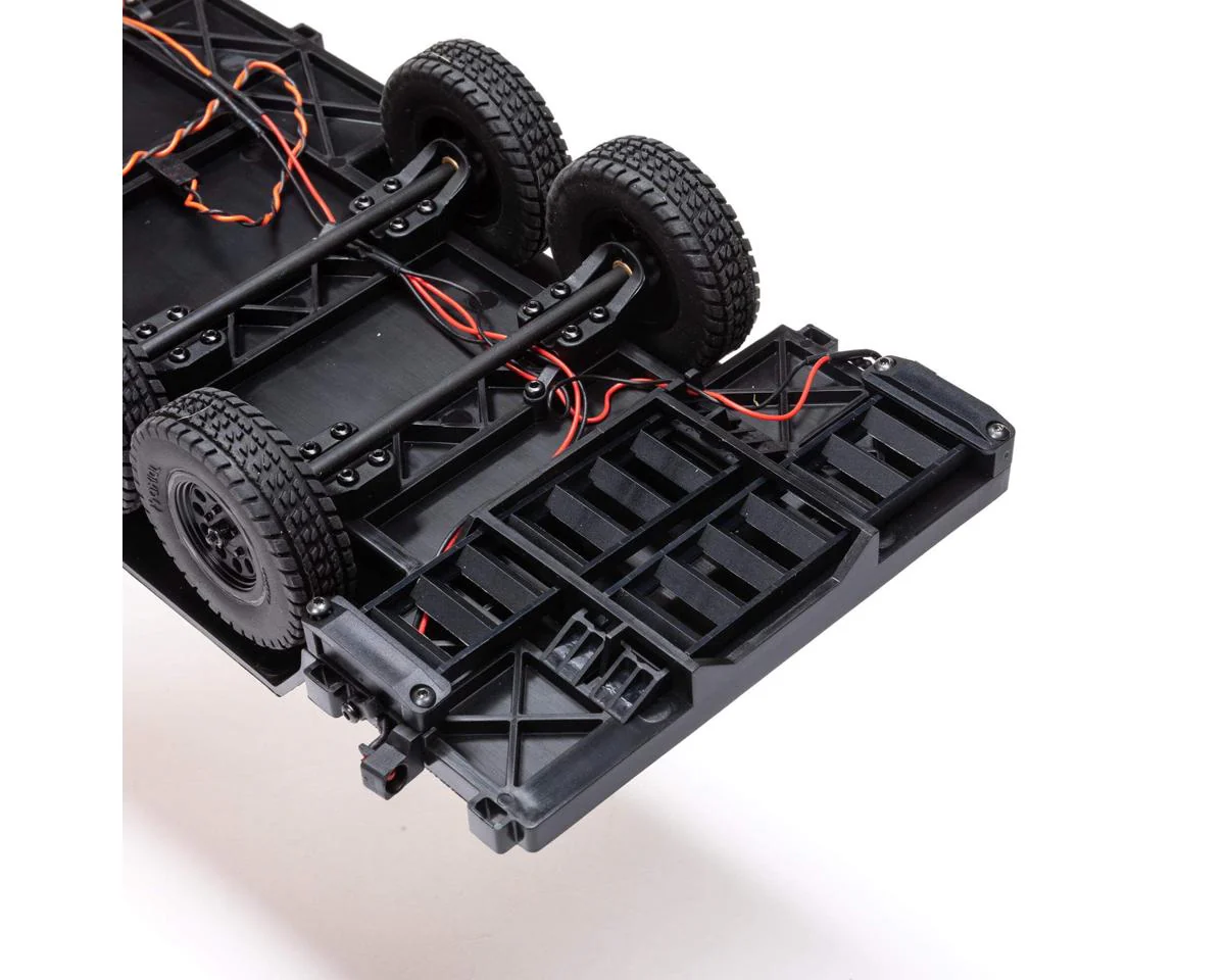 Axial SCX24 Flat Bed Vehicle Trailer with LED Tail Lights - Image 6