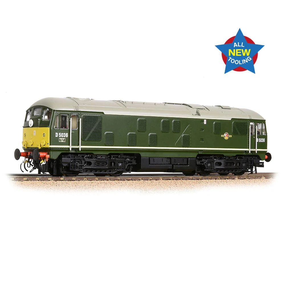 Bachmann 32-415 OO Class 24/0 D5036 Disc Headcode BR Green (Small Yellow Panels)**