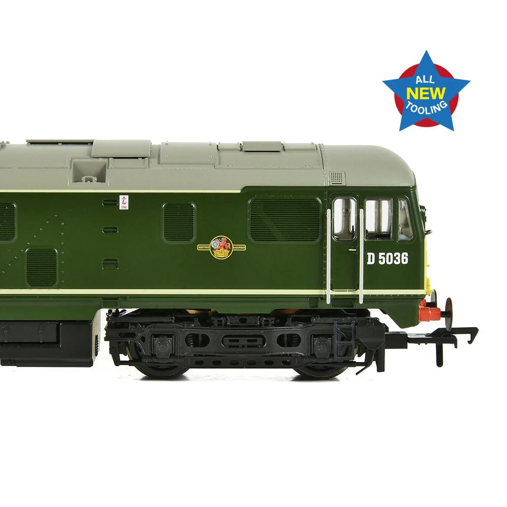 Bachmann 32-415 OO Class 24/0 D5036 Disc Headcode BR Green (Small Yellow Panels)** - Image 3