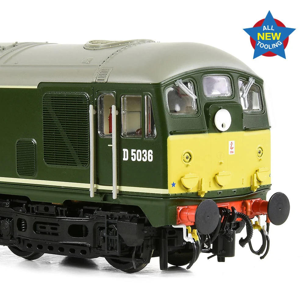 Bachmann 32-415 OO Class 24/0 D5036 Disc Headcode BR Green (Small Yellow Panels)** - Image 5