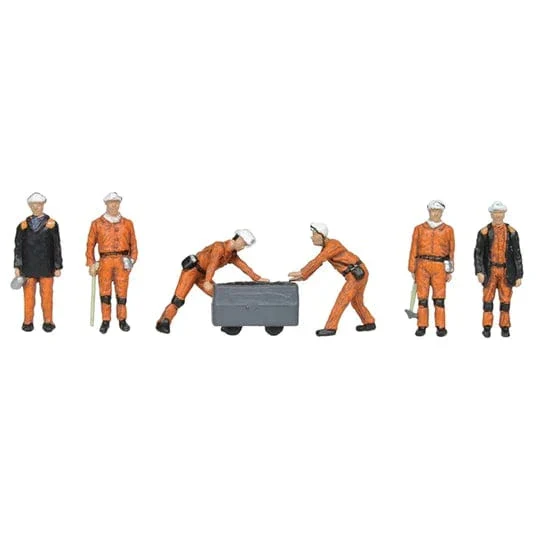 Bachmann 36-400 1960s/70s Coal Miner Figures