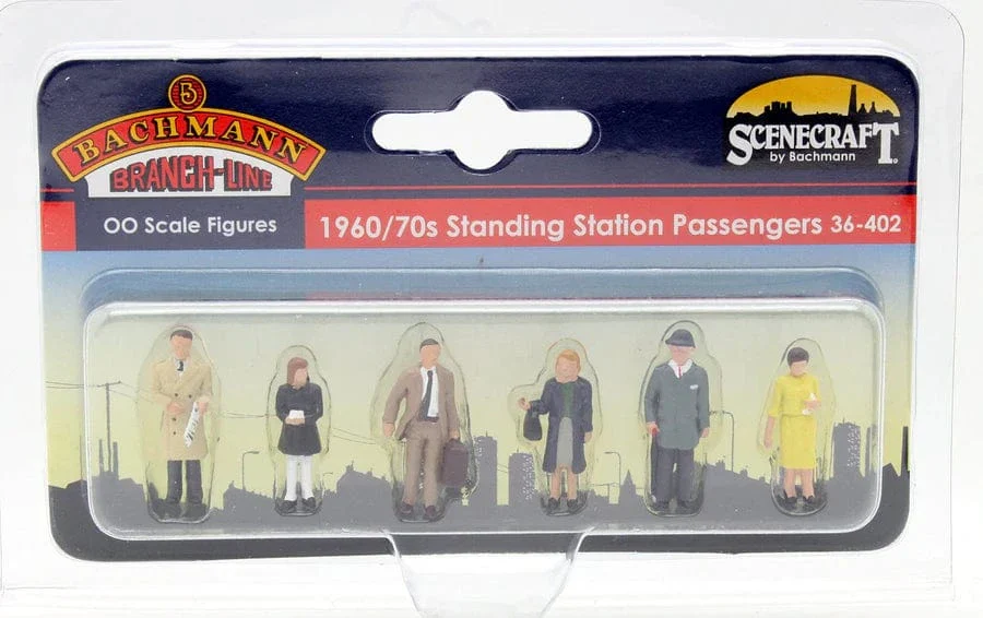 Bachmann 36-402 OO 1960s/70s Standing Station Figures - Image 2