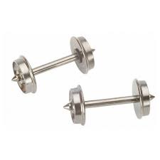 Bachmann 42904 HO Scale 33inch Flat Back Wheel Sets (12 Per Card) - Image 2