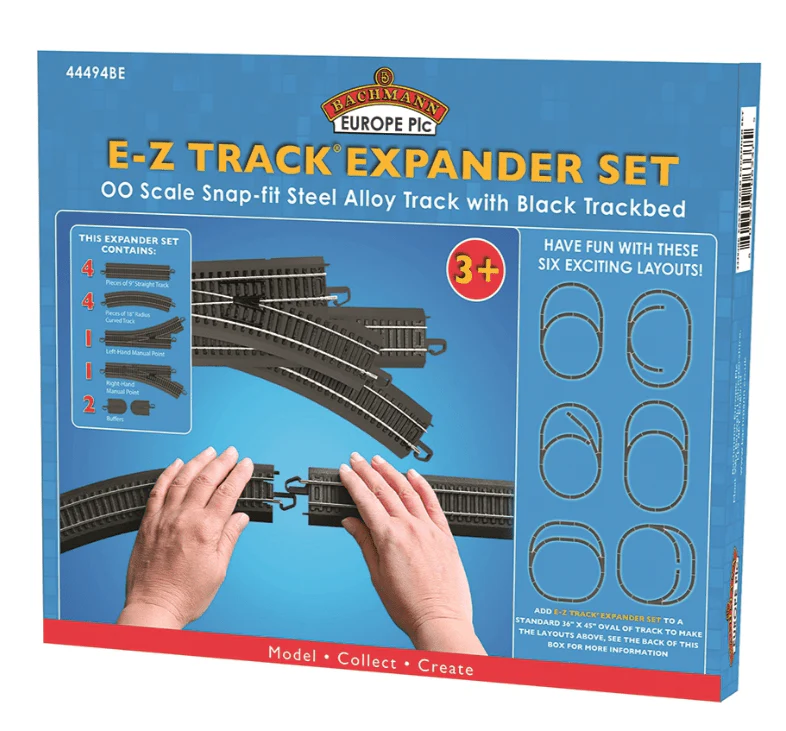 Bachmann 44494BE HO Scale E-Z Track Layout Expander Pack