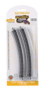 Bachmann 44852 N 12.50inch Radius Curved Track (6pcs)