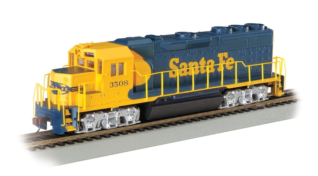 Bachmann 60304 HO Scale GP40 - Santa Fe #3508 (Blue & Yellow)**