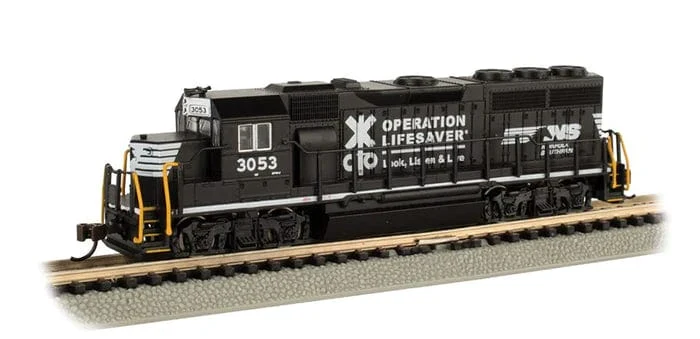 Bachmann 63565 N EMD GP40 - Norfolk Southern Op Lifesaver#3053 (With DB)
